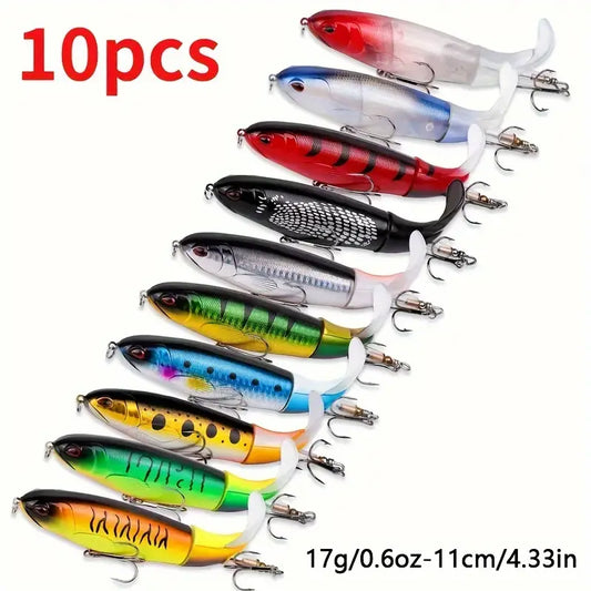 10pcs Premium Propeller Fishing Lure Set