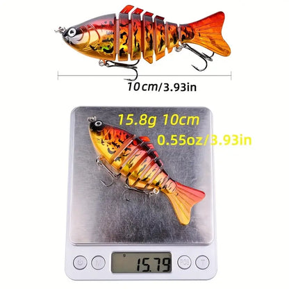 5pcs Multi-Segment Swimbait Fishing Lure Set