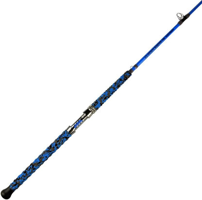 Ancient Mariner Catfish Fishing Rods, 7'6" One-Piece Glow with Black Light