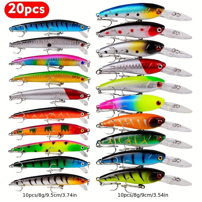 20/48/59PCS Fishing Lure Set