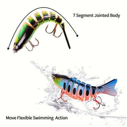 5pcs Multi-Segment Swimbait Fishing Lure Set